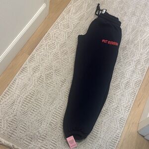 PrettyLittleThing Joggers with Red Logo